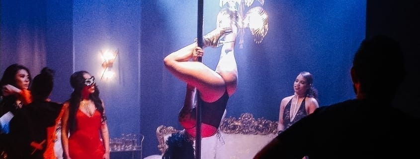 Performer after Bop tyga YG Blueface mv take on All Star Stages stripper pole Alternate