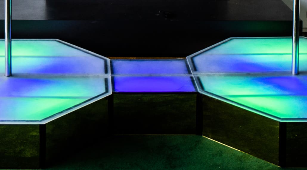 catwalk only with actinic lighting